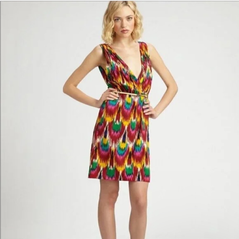 M13 Alice & Olivia Ikat Alameda Tribal Dress Boho Chic